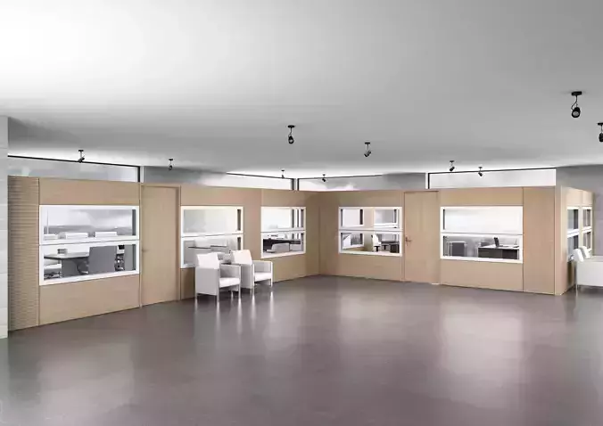 office interior partition pr2-722 3D model