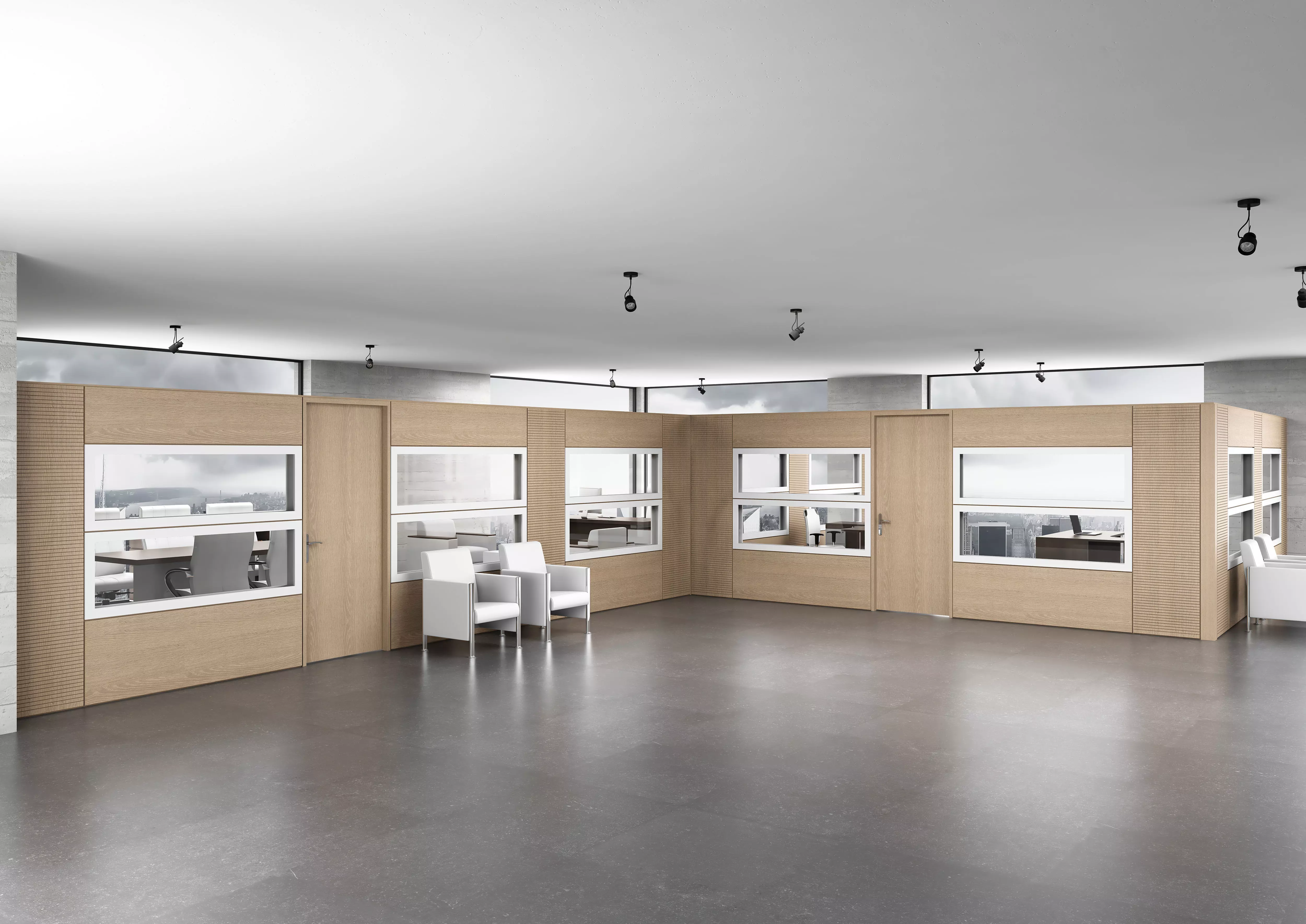 office interior partition pr2-722 3D model_0