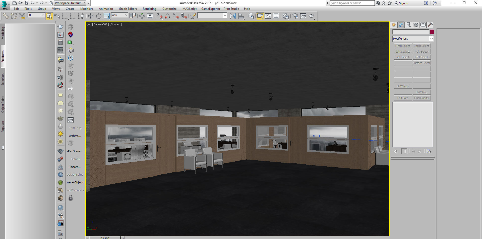 office interior partition pr2-722 3D model_44