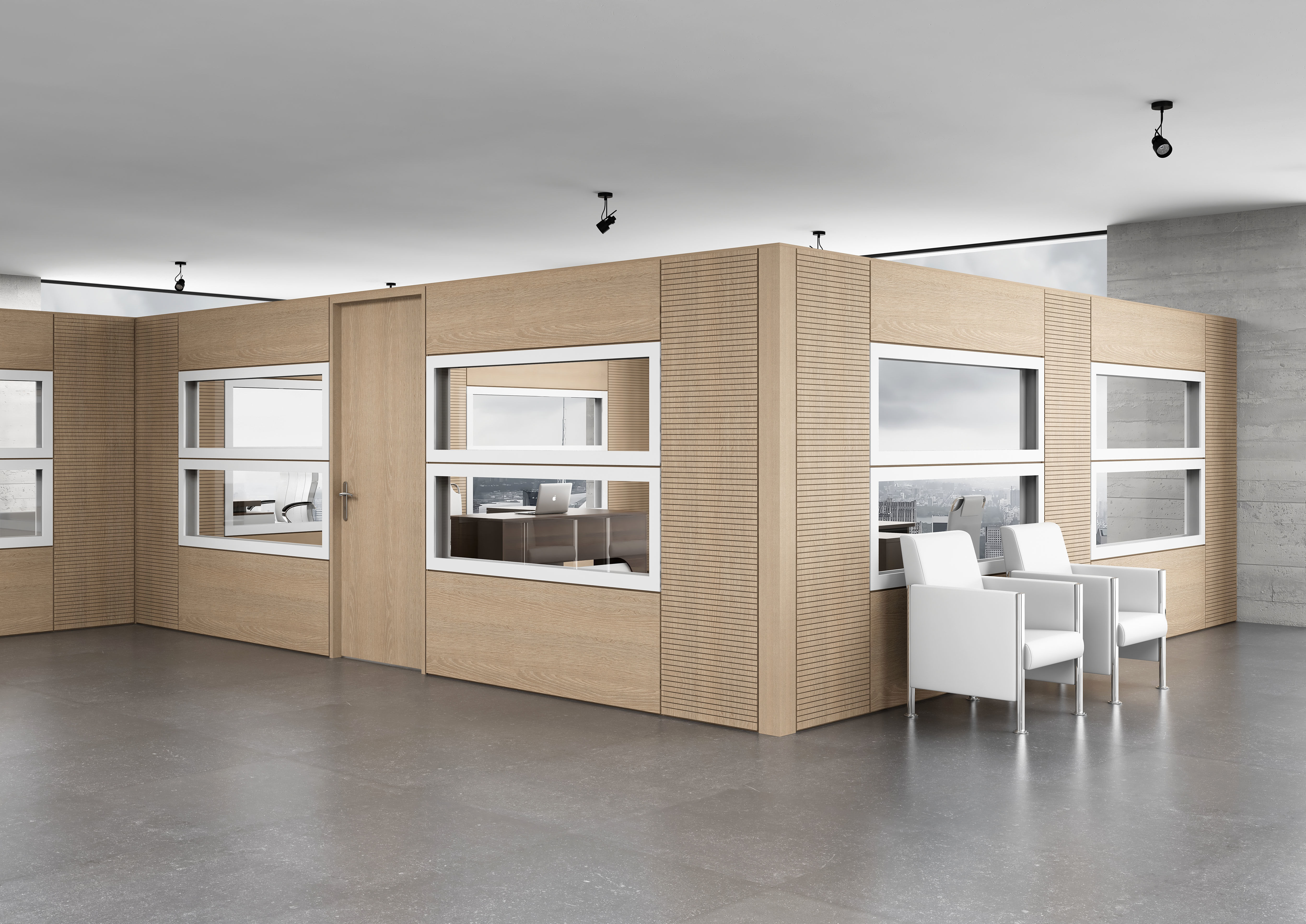 office interior partition pr2-722 3D model_1