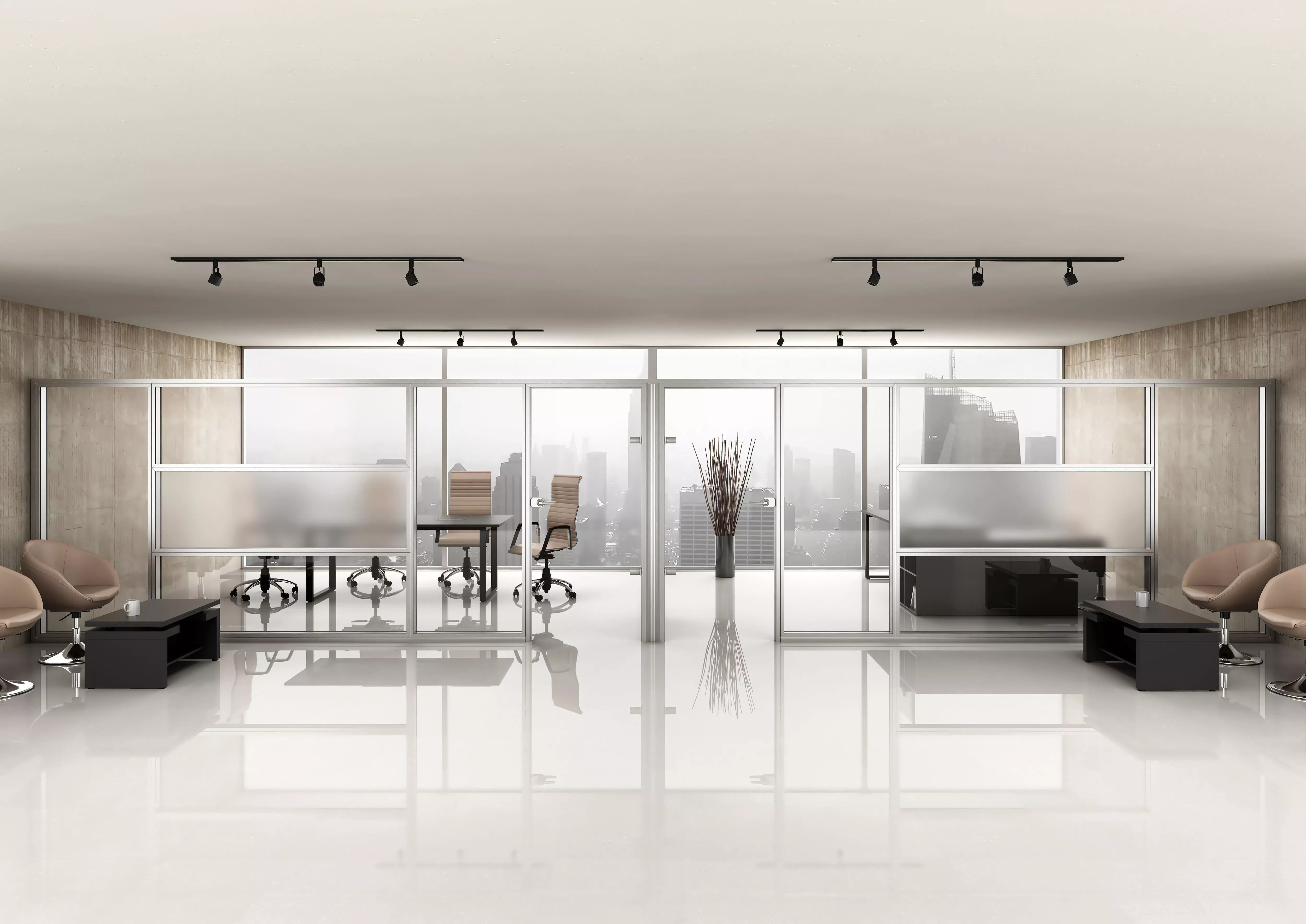 office  interior partition pr-822 a04 3D model_0