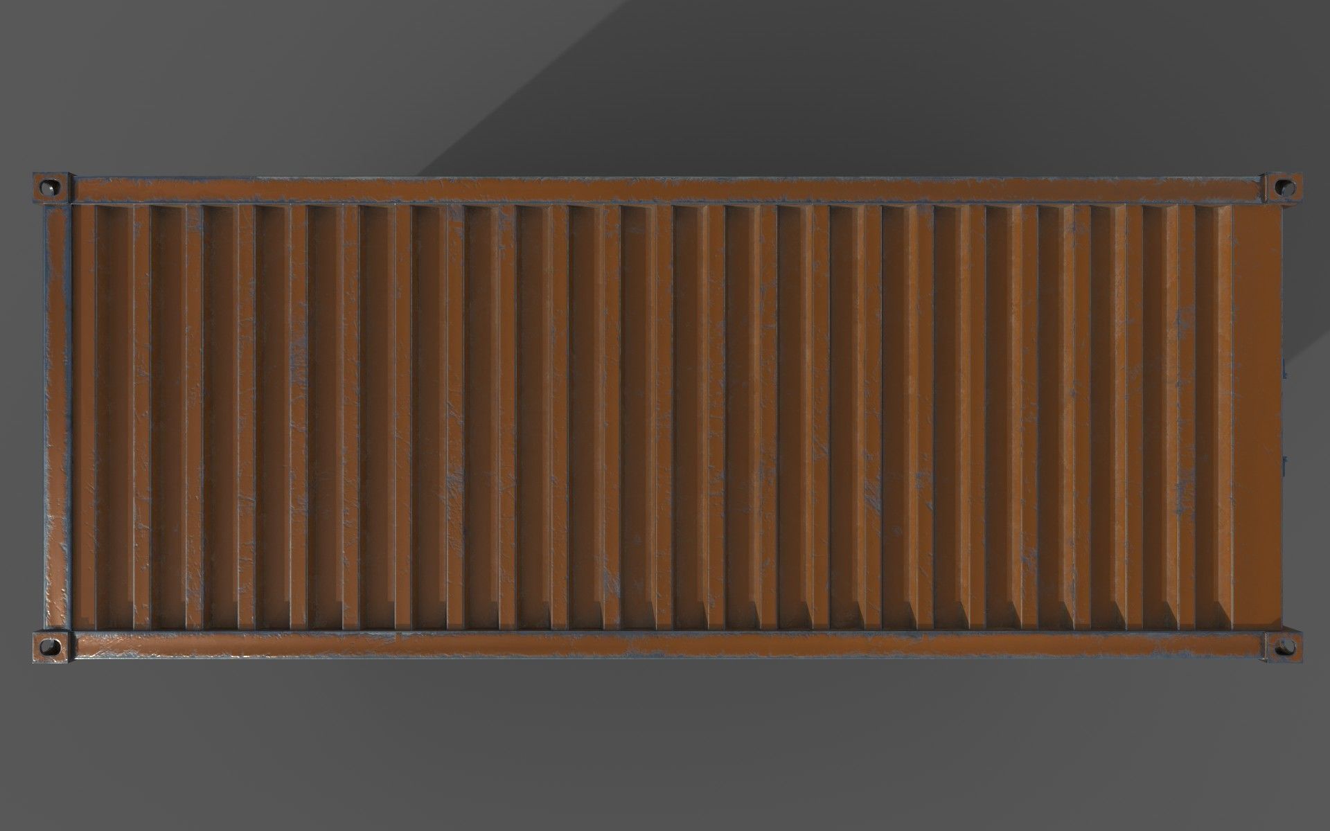 Oranges Shipping Container PBR  Low-Poly Game Ready 3D Model Low-poly 3D model_5