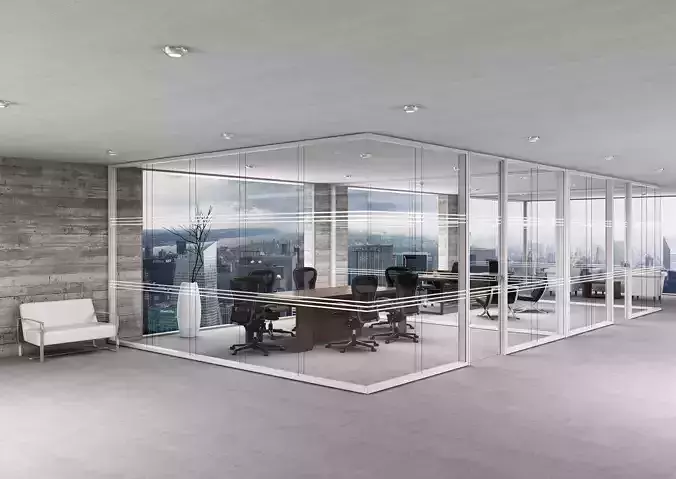 office interior partition pr2-922 a04 3D model