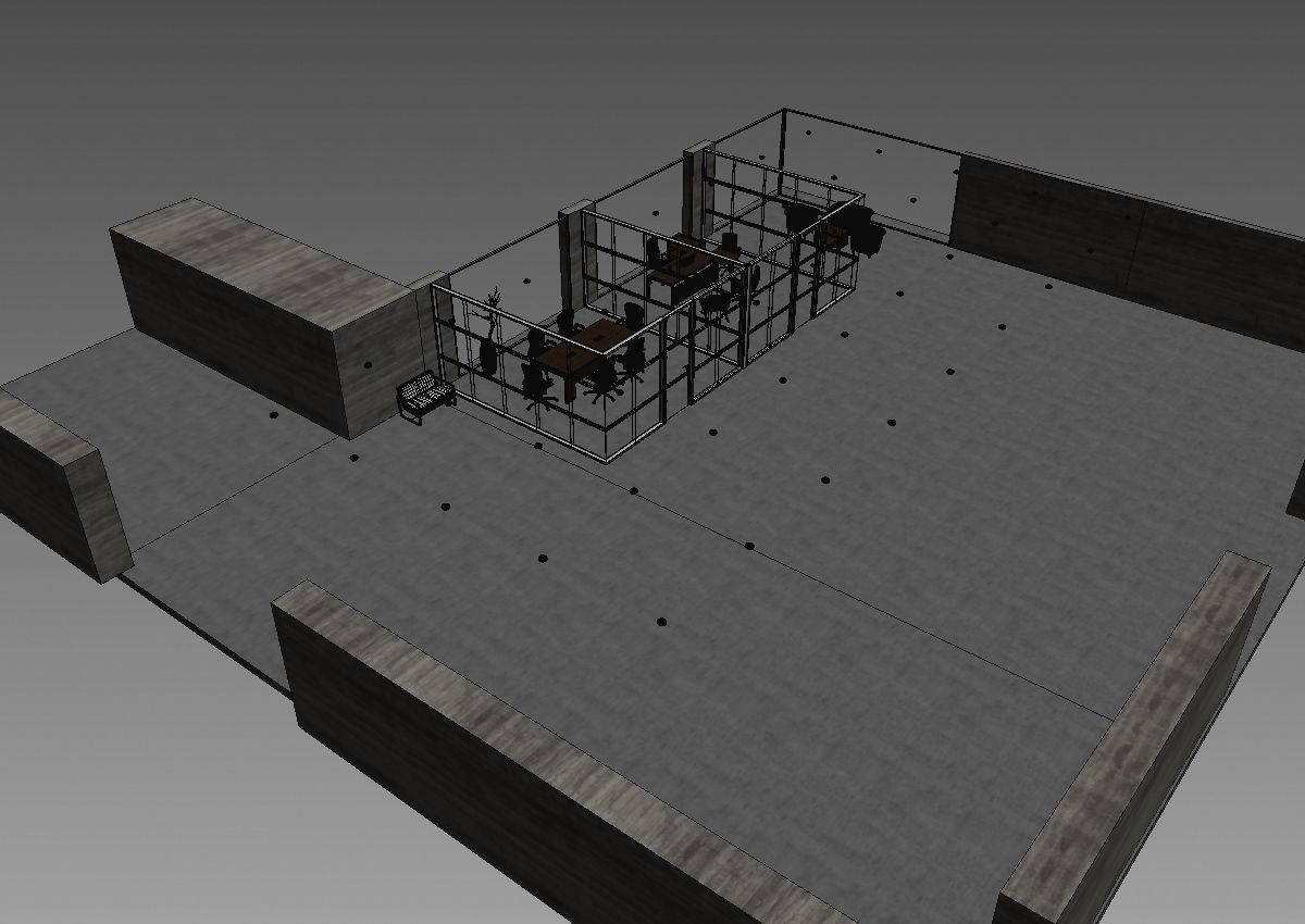 office interior partition pr2-922 a04 3D model_10