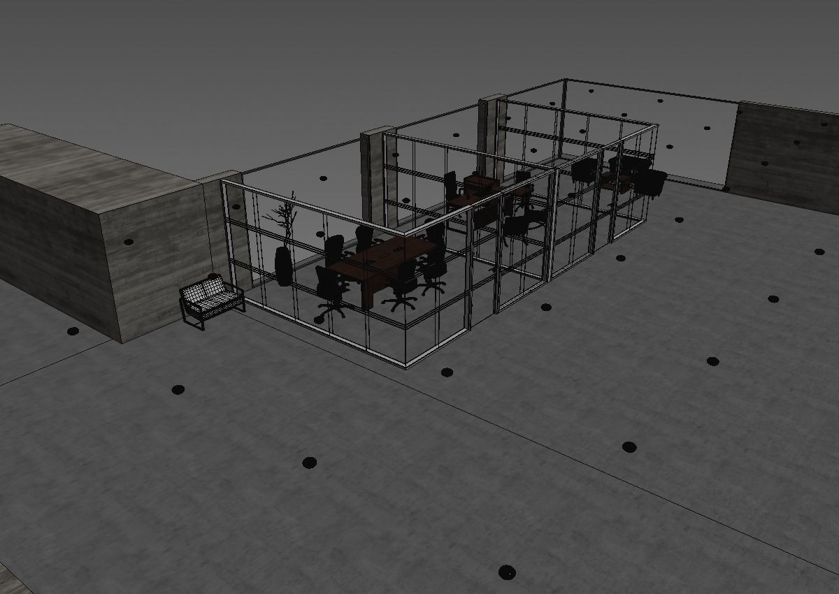 office interior partition pr2-922 a04 3D model_20