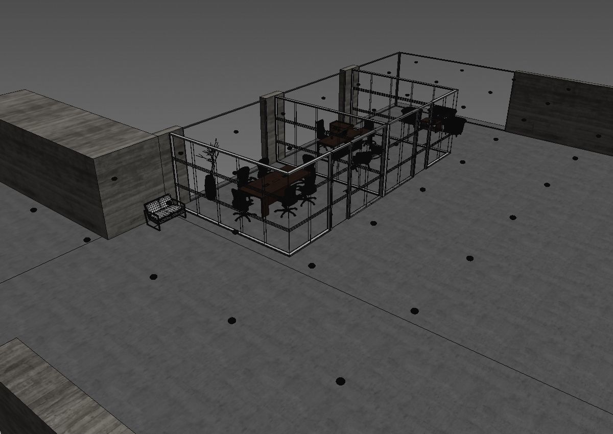 office interior partition pr2-922 a04 3D model_28