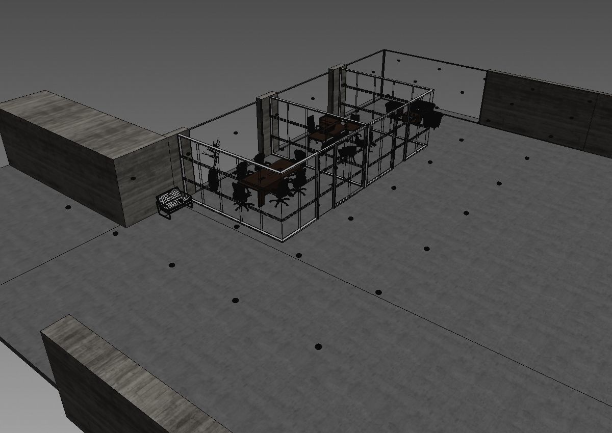 office interior partition pr2-922 a04 3D model_35