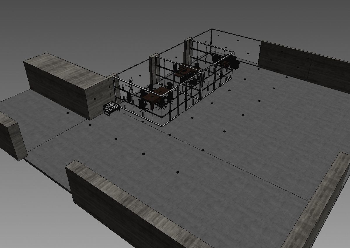 office interior partition pr2-922 a04 3D model_27