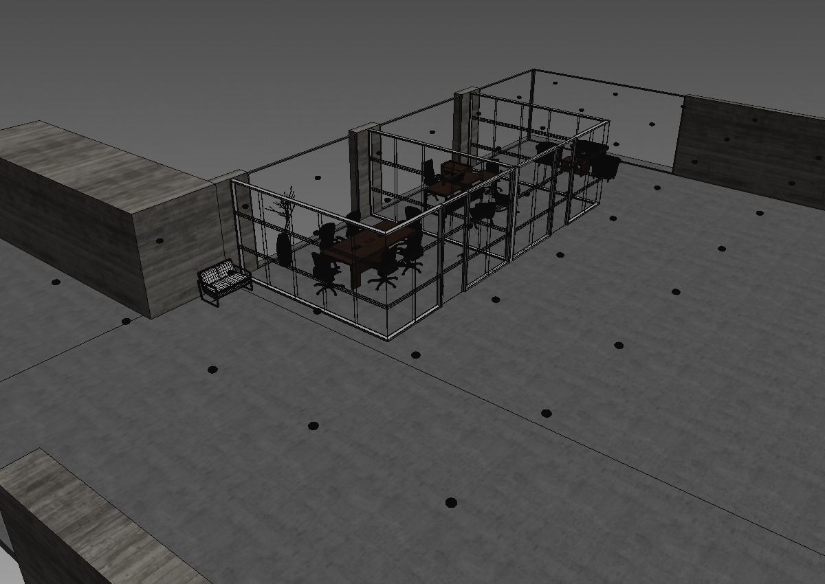 office interior partition pr2-922 a04 3D model_21