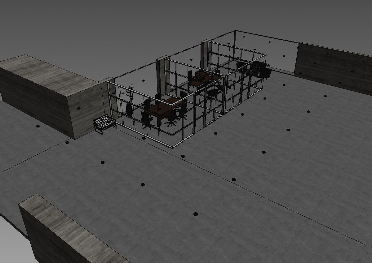 office interior partition pr2-922 a04 3D model_17