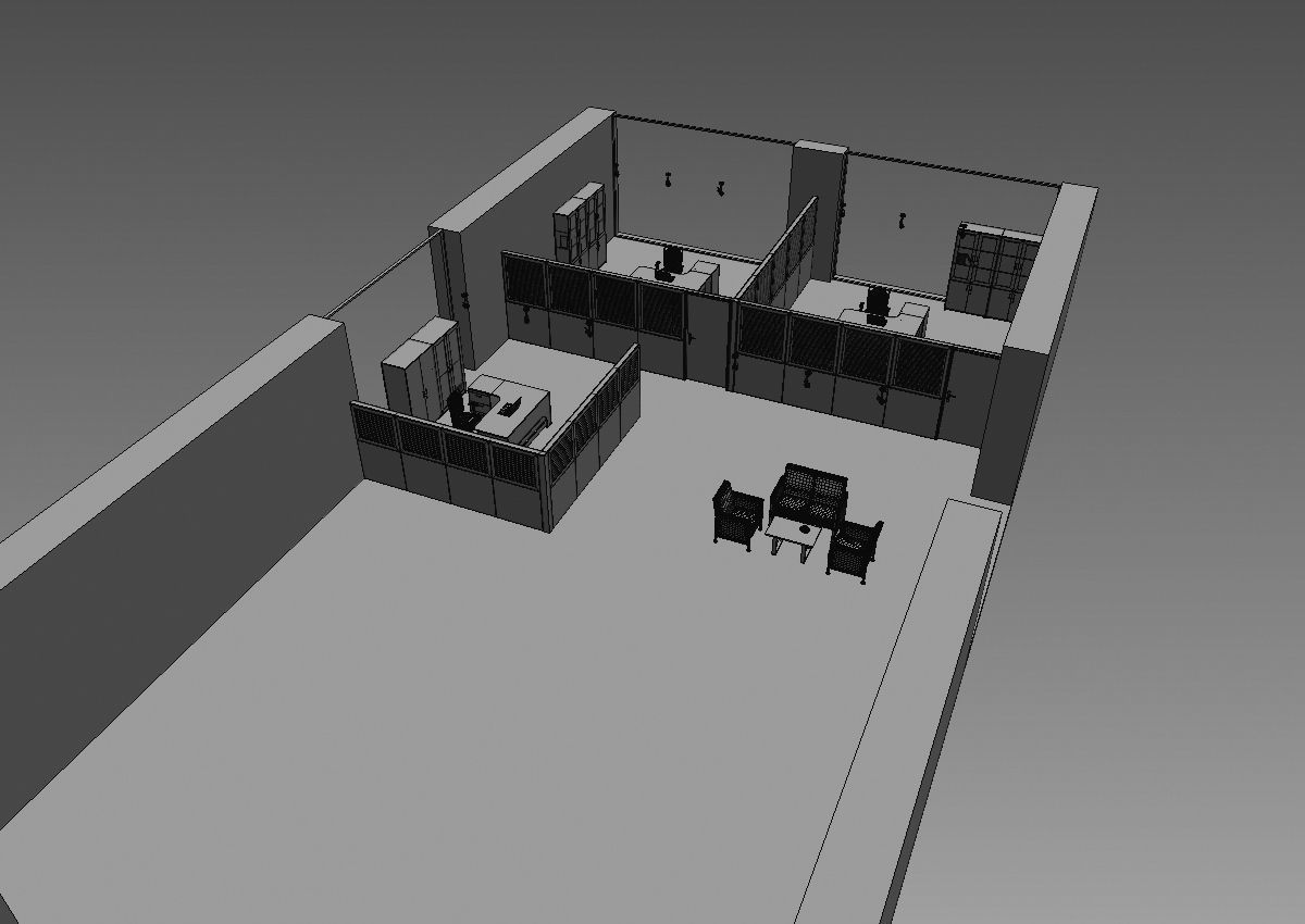 office partition pr2-1222 a05 3D model_12