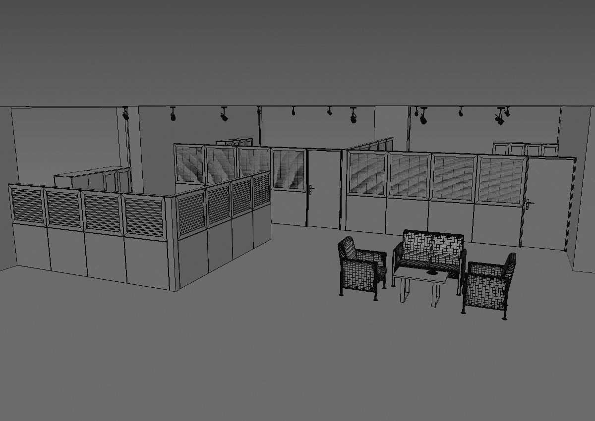 office partition pr2-1222 a05 3D model_37