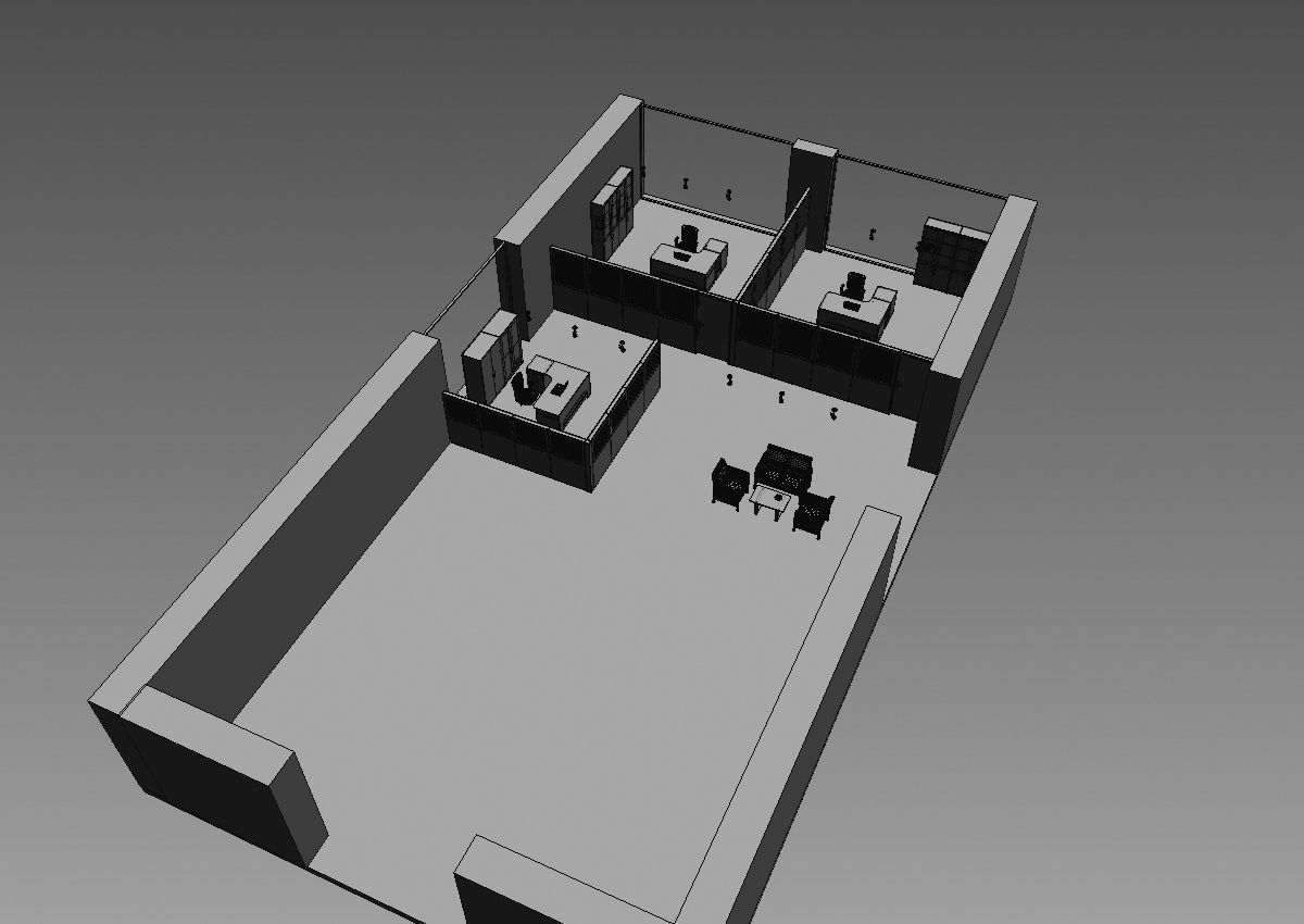 office partition pr2-1222 a05 3D model_6