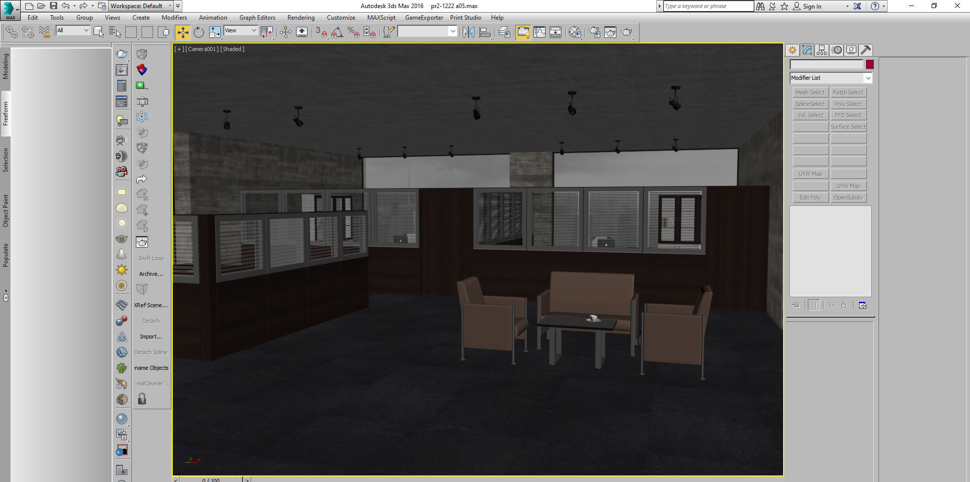 office partition pr2-1222 a05 3D model_43