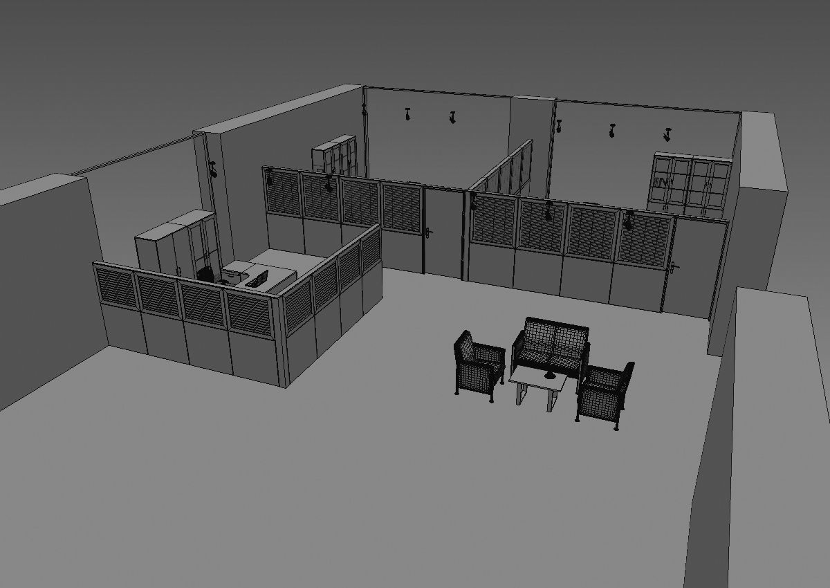 office partition pr2-1222 a05 3D model_24