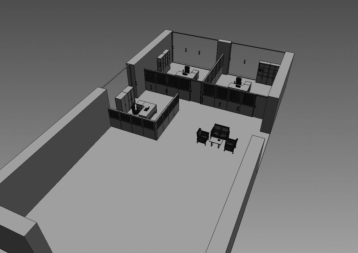 office partition pr2-1222 a05 3D model_9