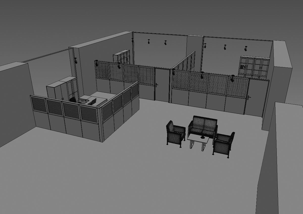 office partition pr2-1222 a05 3D model_25