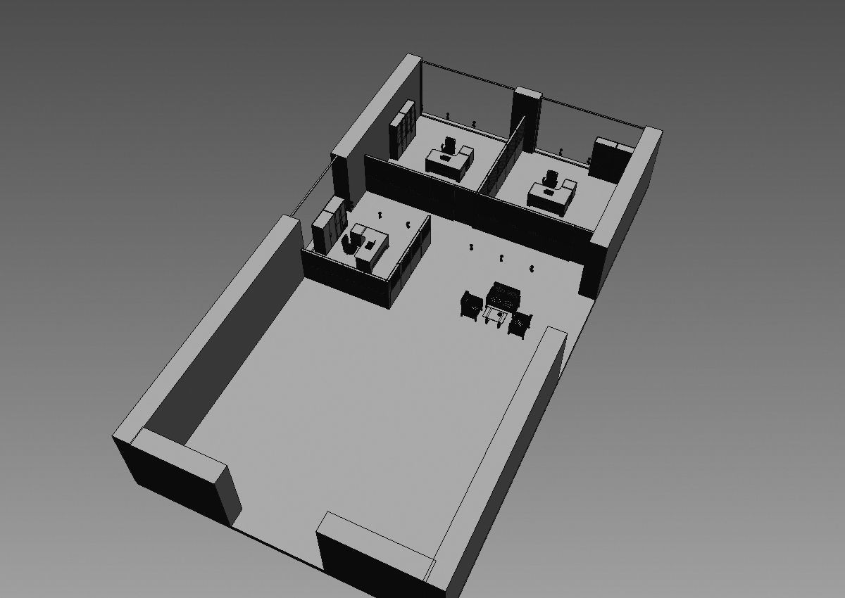 office partition pr2-1222 a05 3D model_4