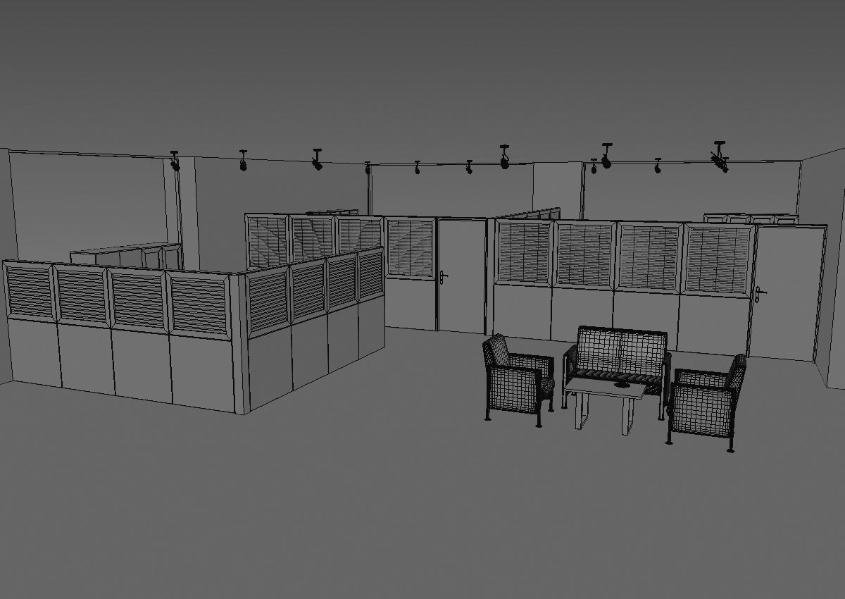 office partition pr2-1222 a05 3D model_39
