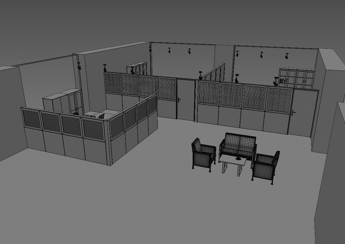 office partition pr2-1222 a05 3D model_29