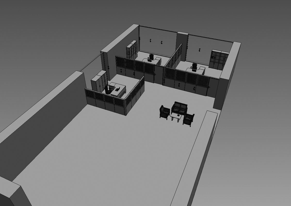 office partition pr2-1222 a05 3D model_10