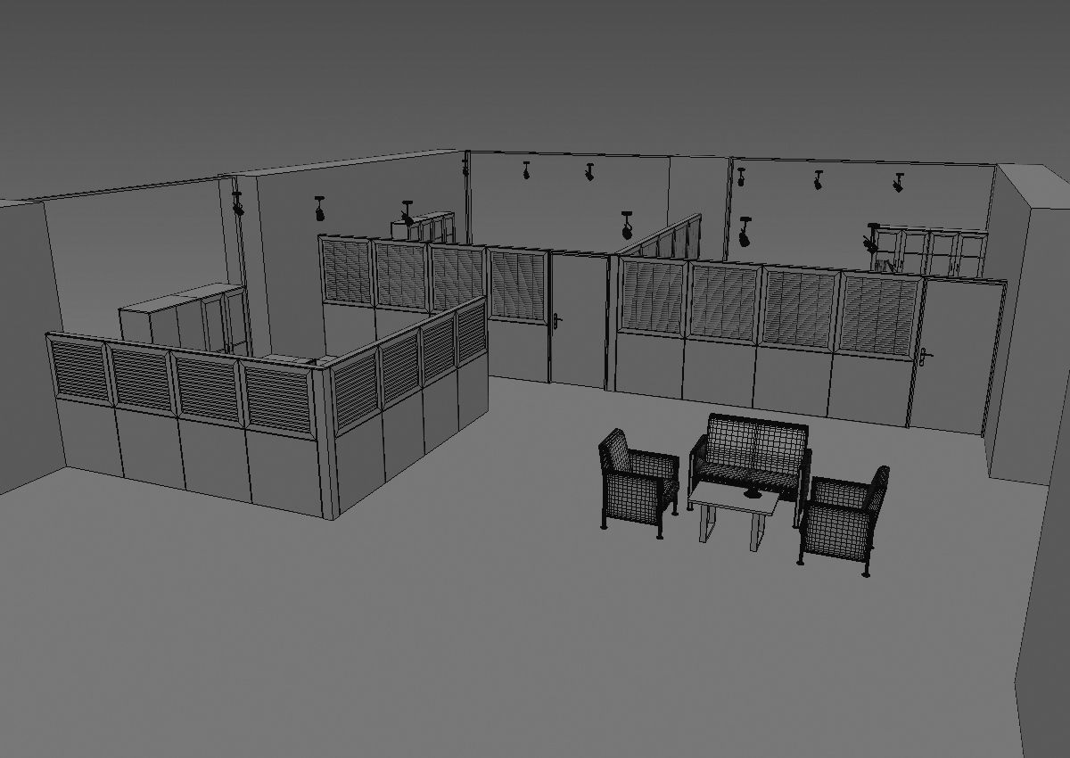 office partition pr2-1222 a05 3D model_32