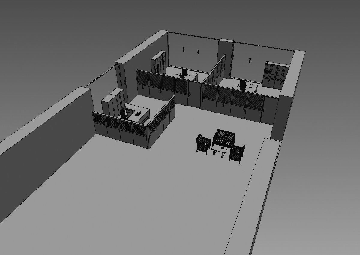 office partition pr2-1222 a05 3D model_13
