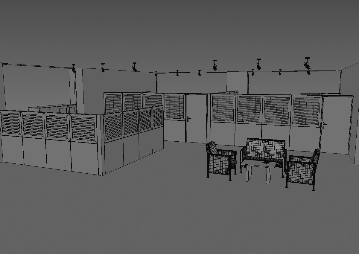 office partition pr2-1222 a05 3D model_40
