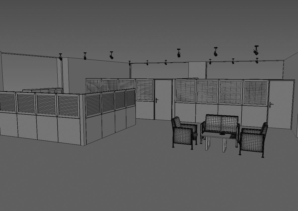 office partition pr2-1222 a05 3D model_41