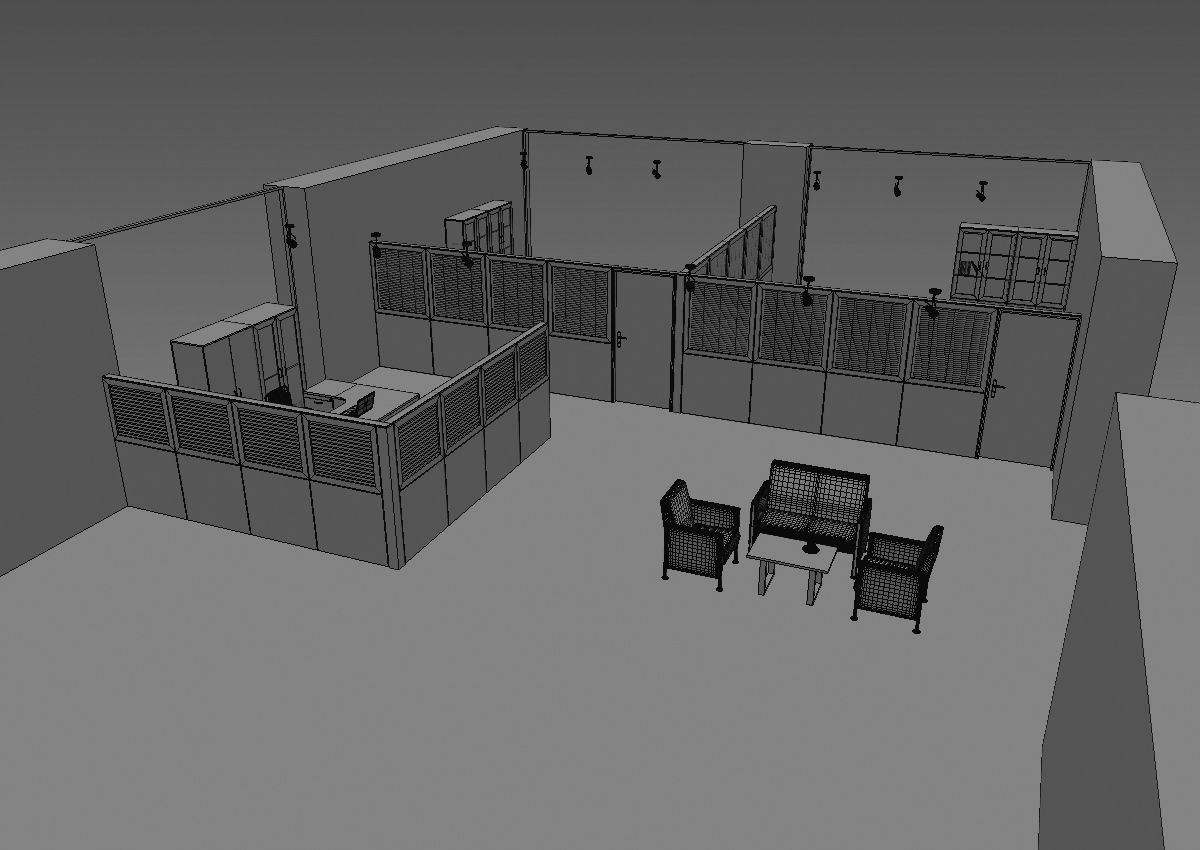 office partition pr2-1222 a05 3D model_26