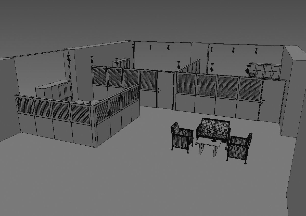 office partition pr2-1222 a05 3D model_31