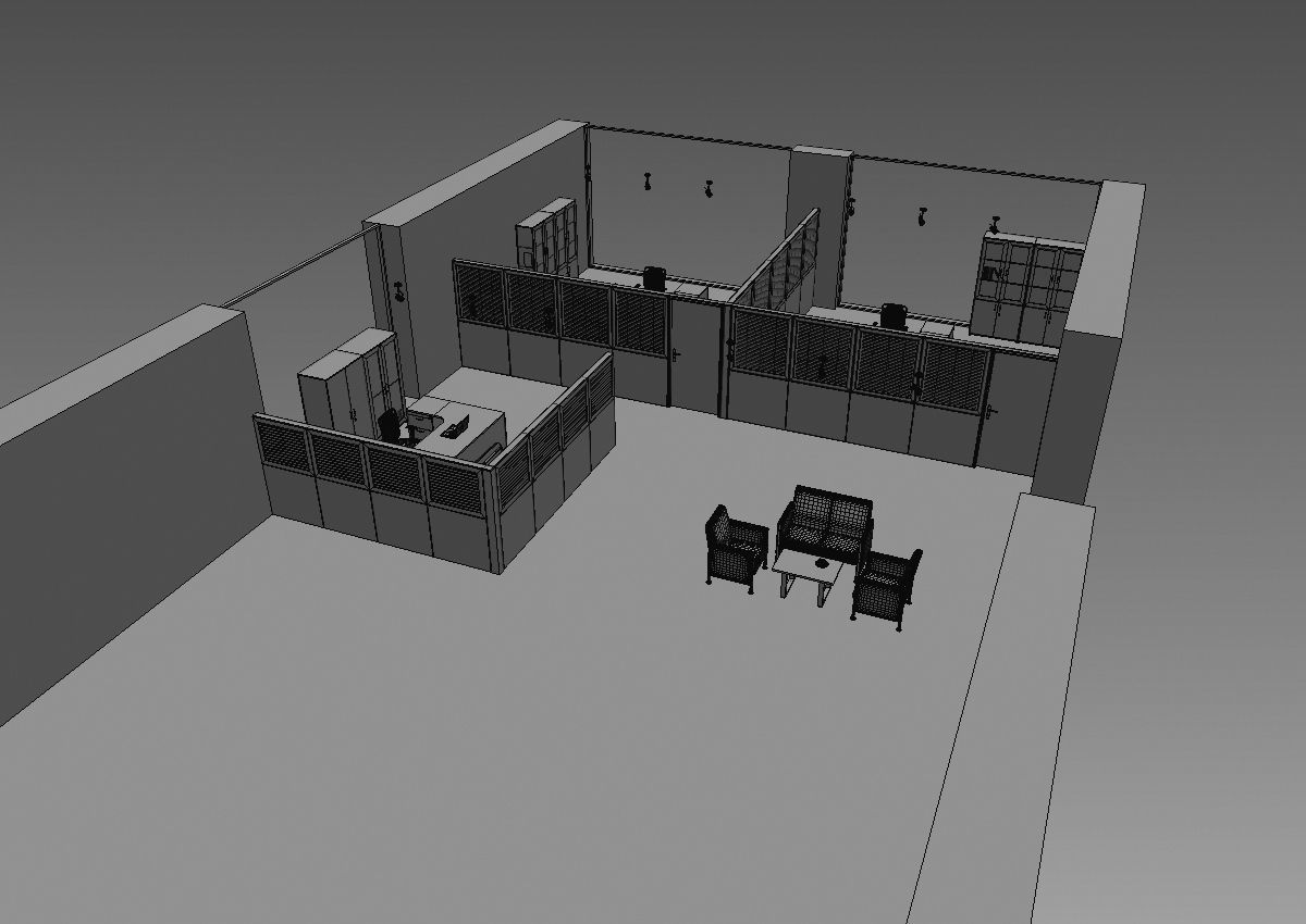 office partition pr2-1222 a05 3D model_17