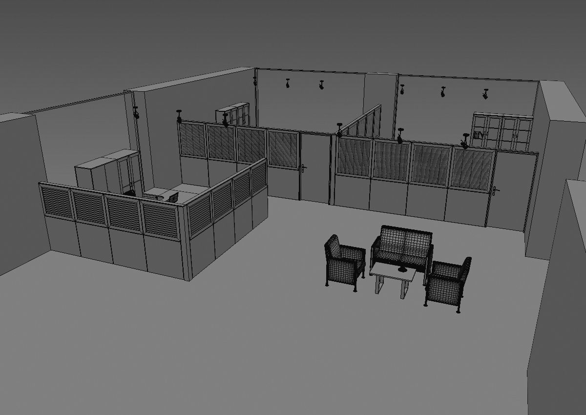 office partition pr2-1222 a05 3D model_28