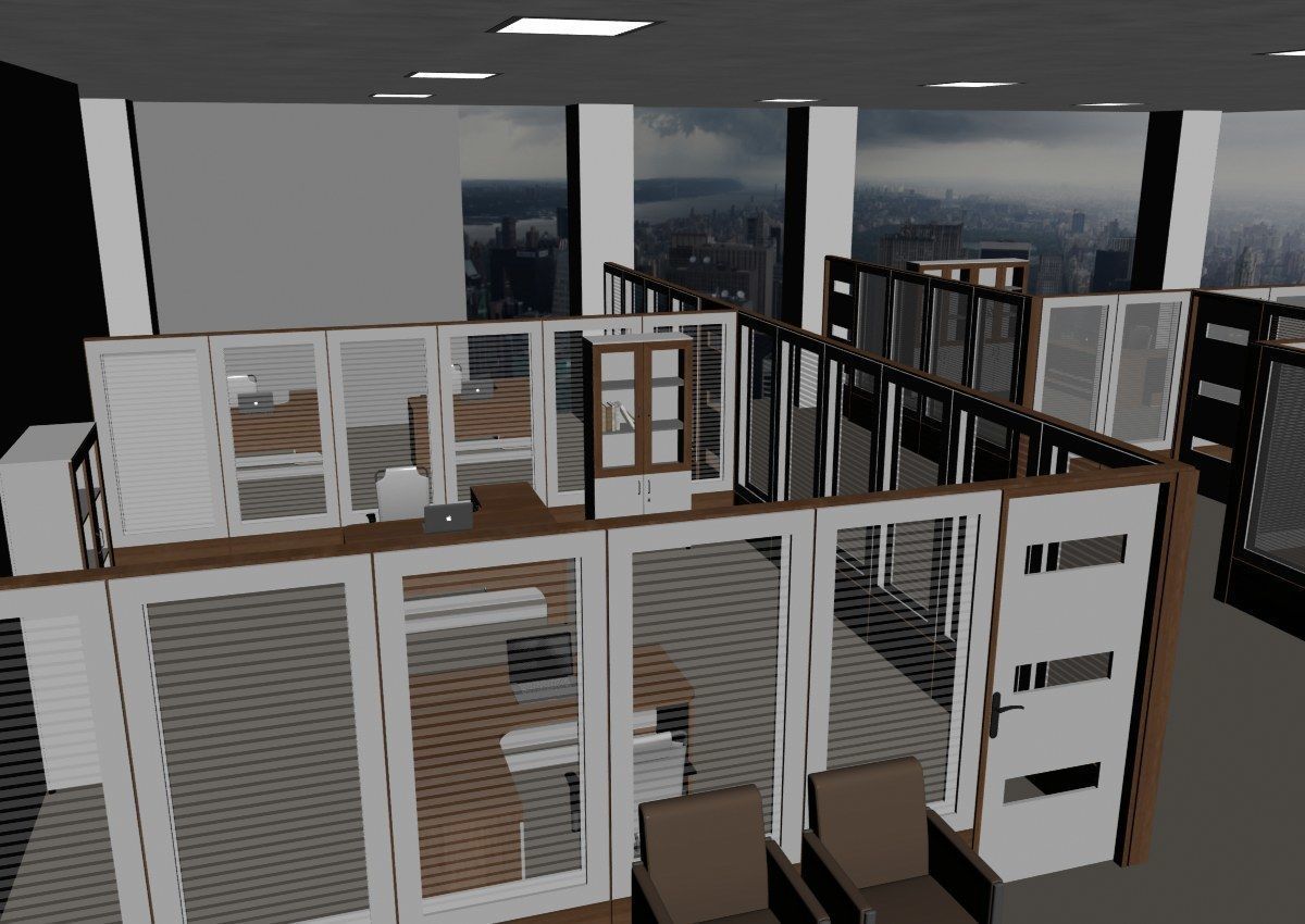 office partition pr2-1322 a06 3D model_21
