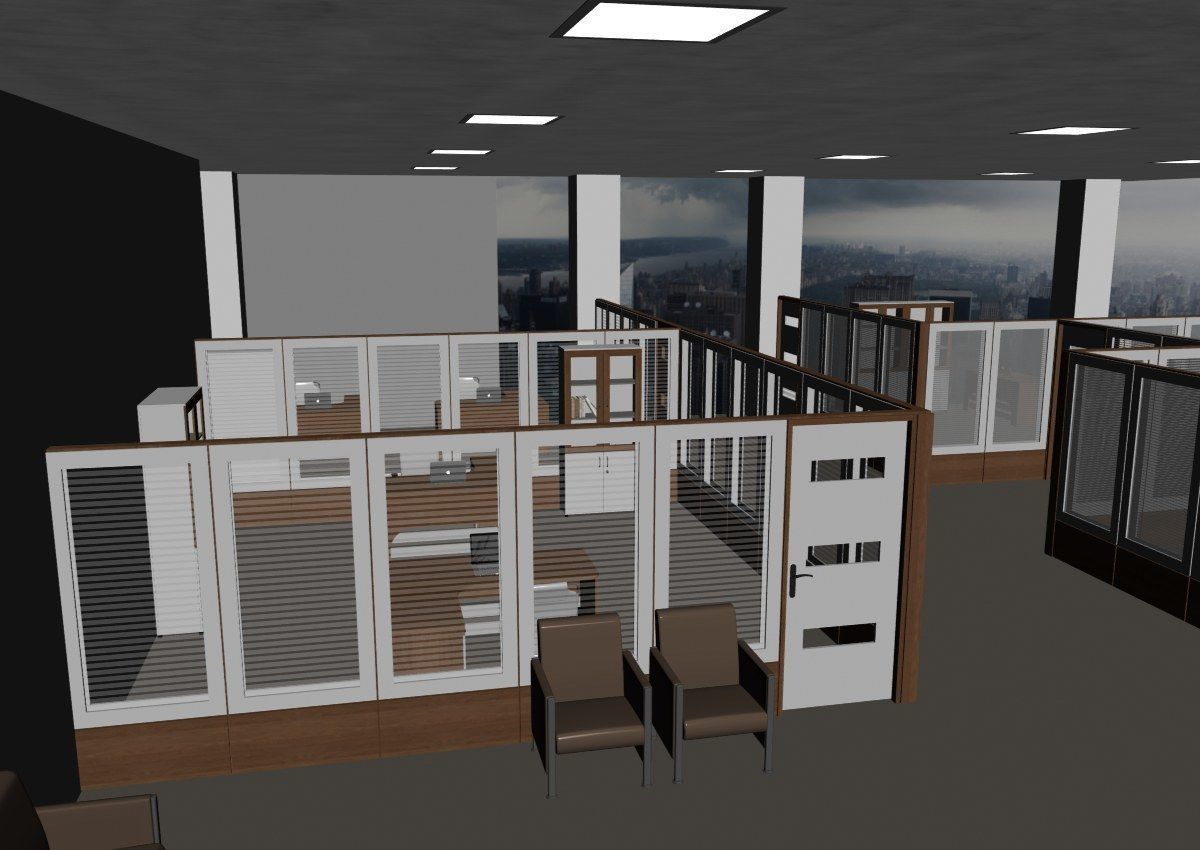 office partition pr2-1322 a06 3D model_20