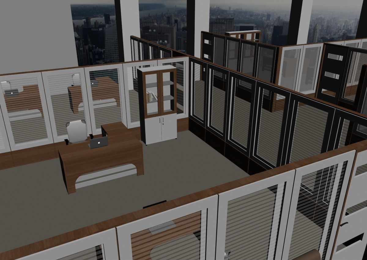 office partition pr2-1322 a06 3D model_22