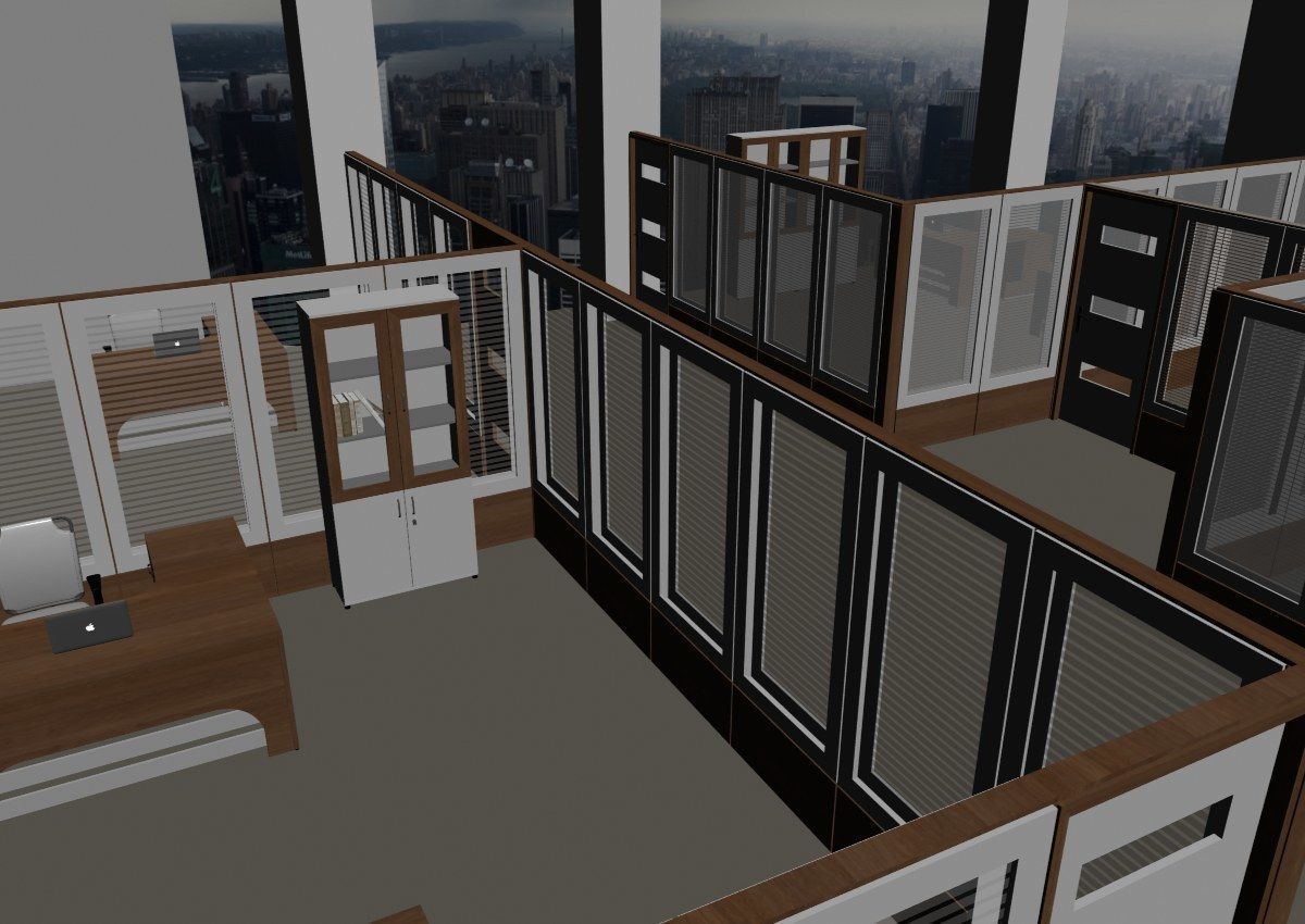 office partition pr2-1322 a06 3D model_24