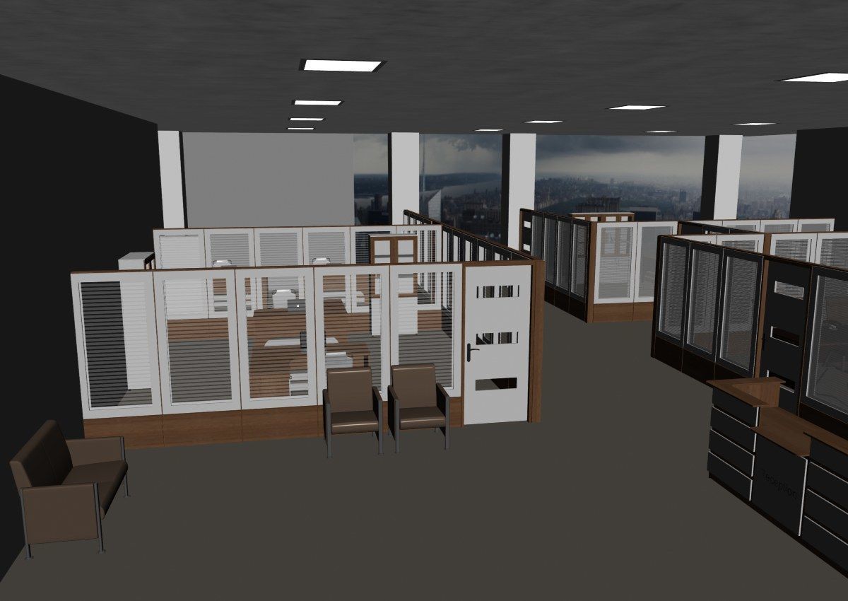 office partition pr2-1322 a06 3D model_17