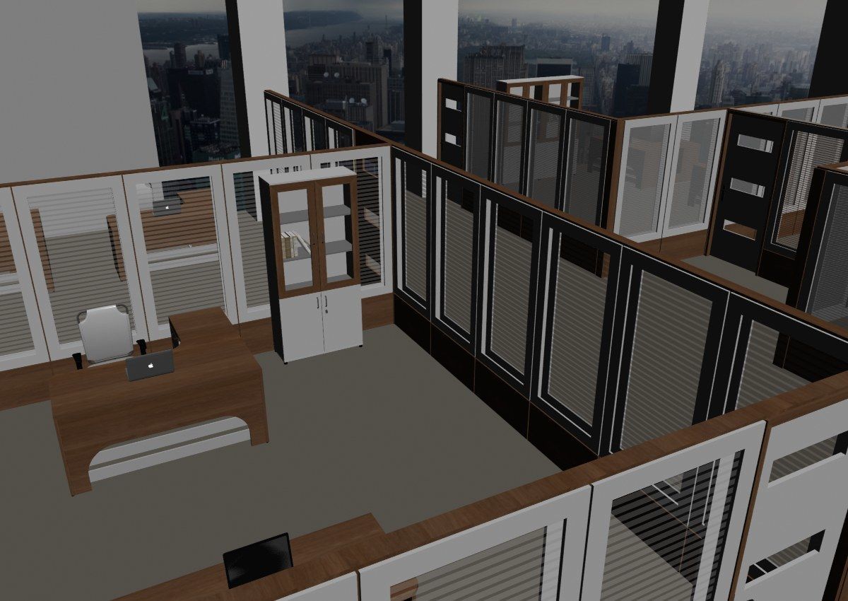 office partition pr2-1322 a06 3D model_23