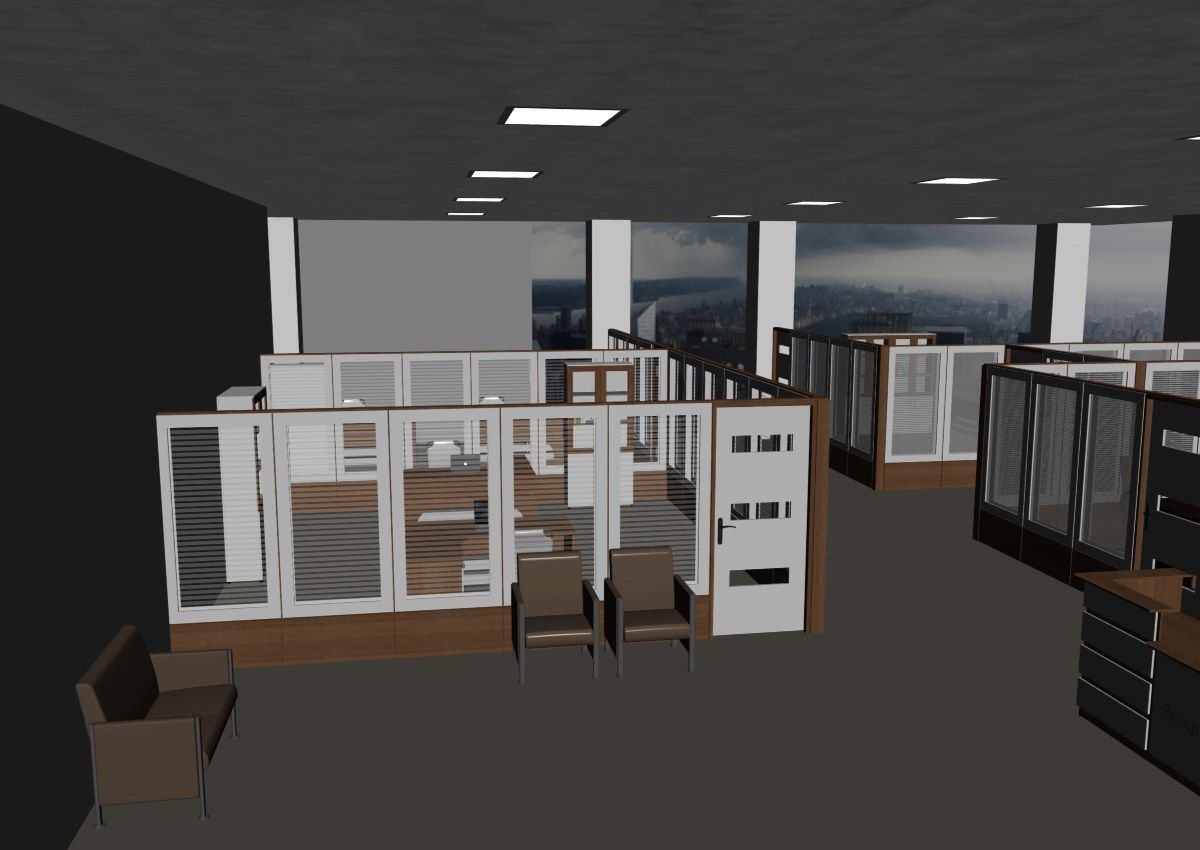 office partition pr2-1322 a06 3D model_19