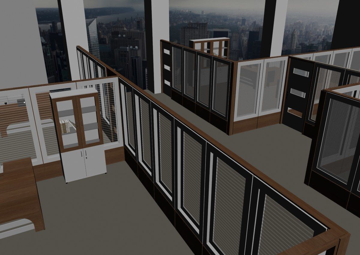 office partition pr2-1322 a06 3D model_25
