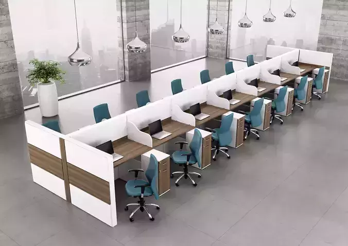 office workstation ws255 a03 3D model
