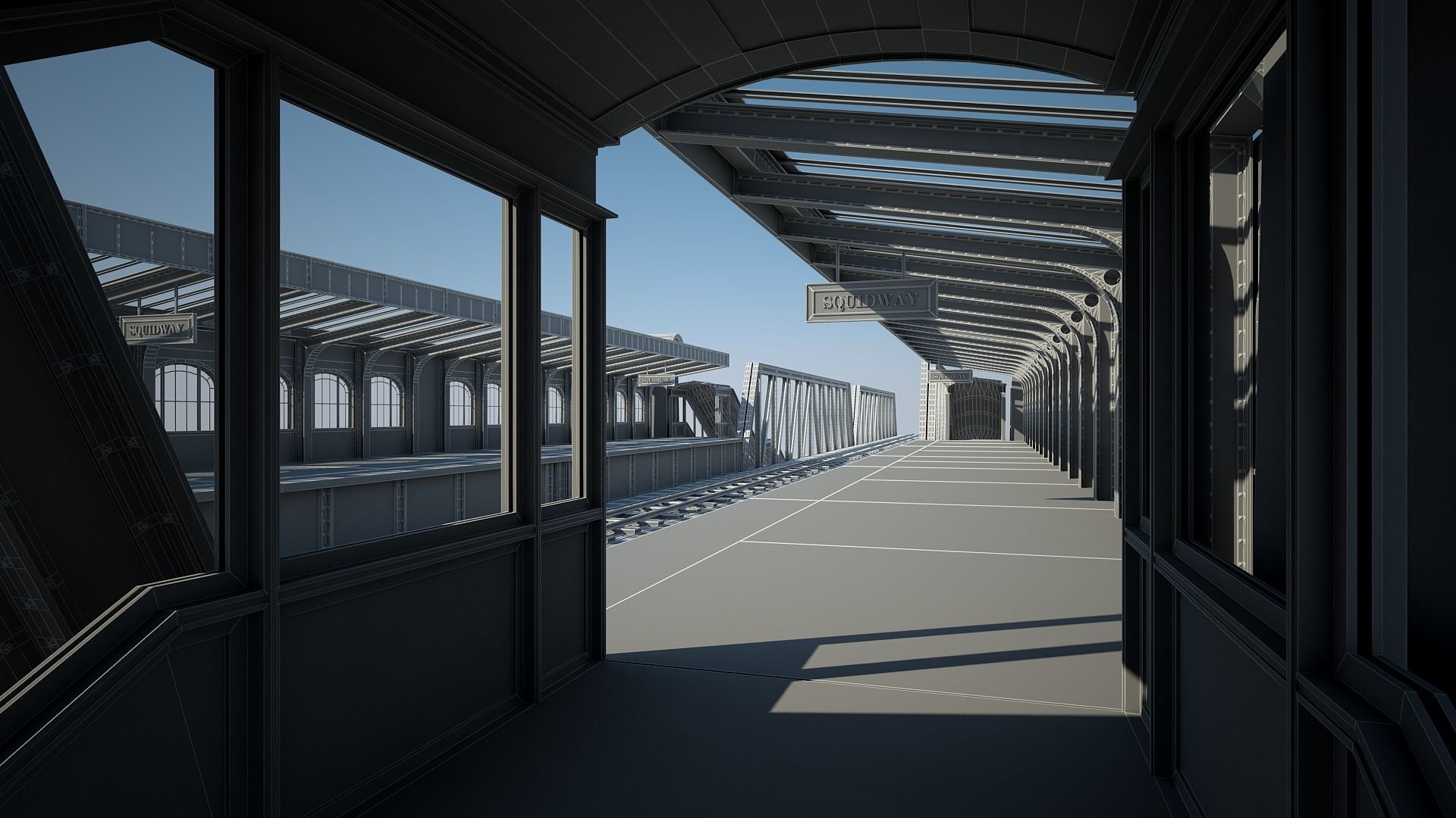 Elevated Railway 3D model_38