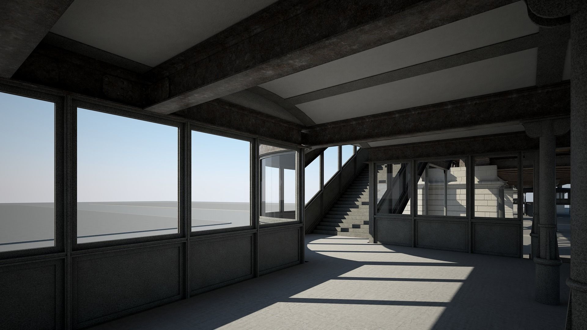 Elevated Railway 3D model_11