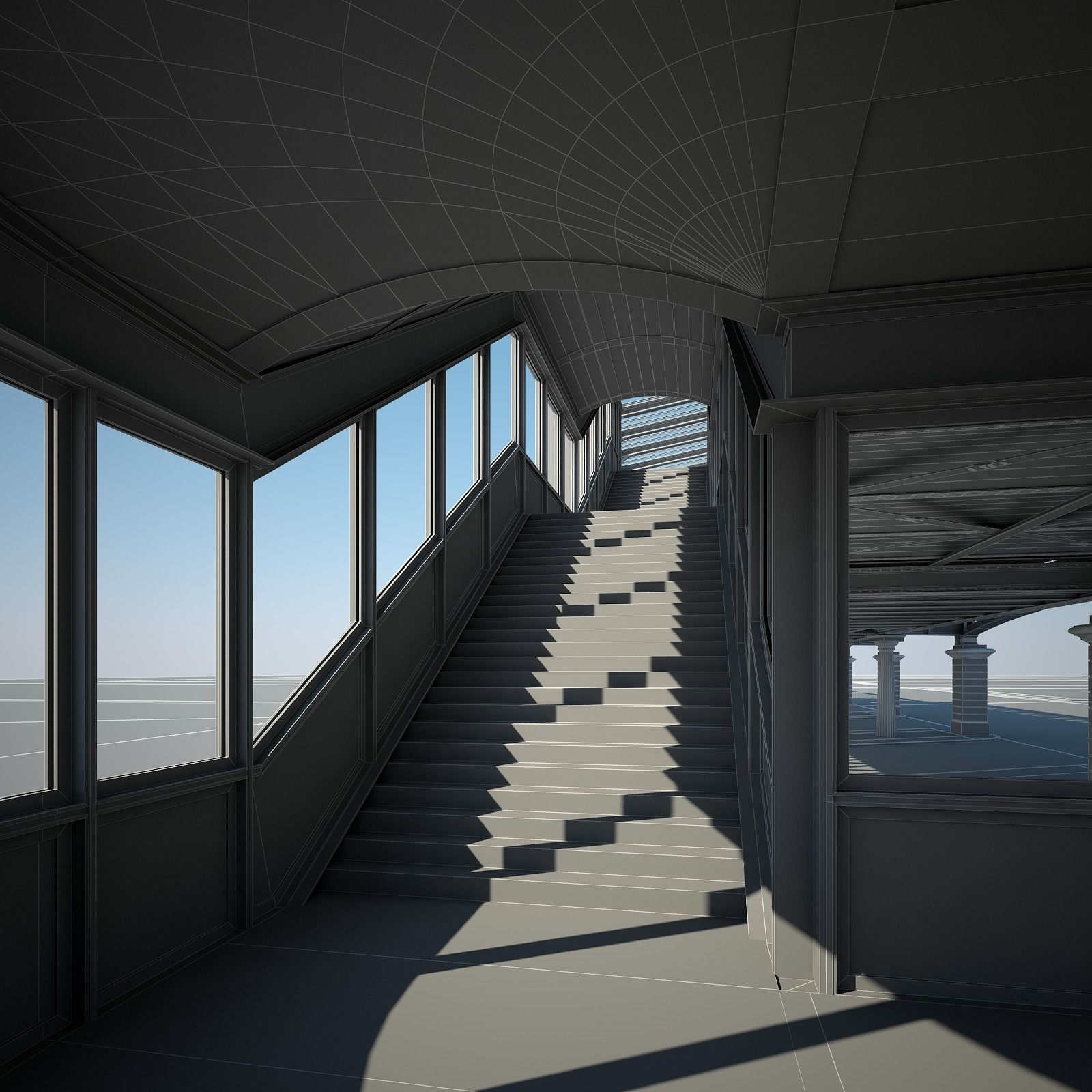 Elevated Railway 3D model_35