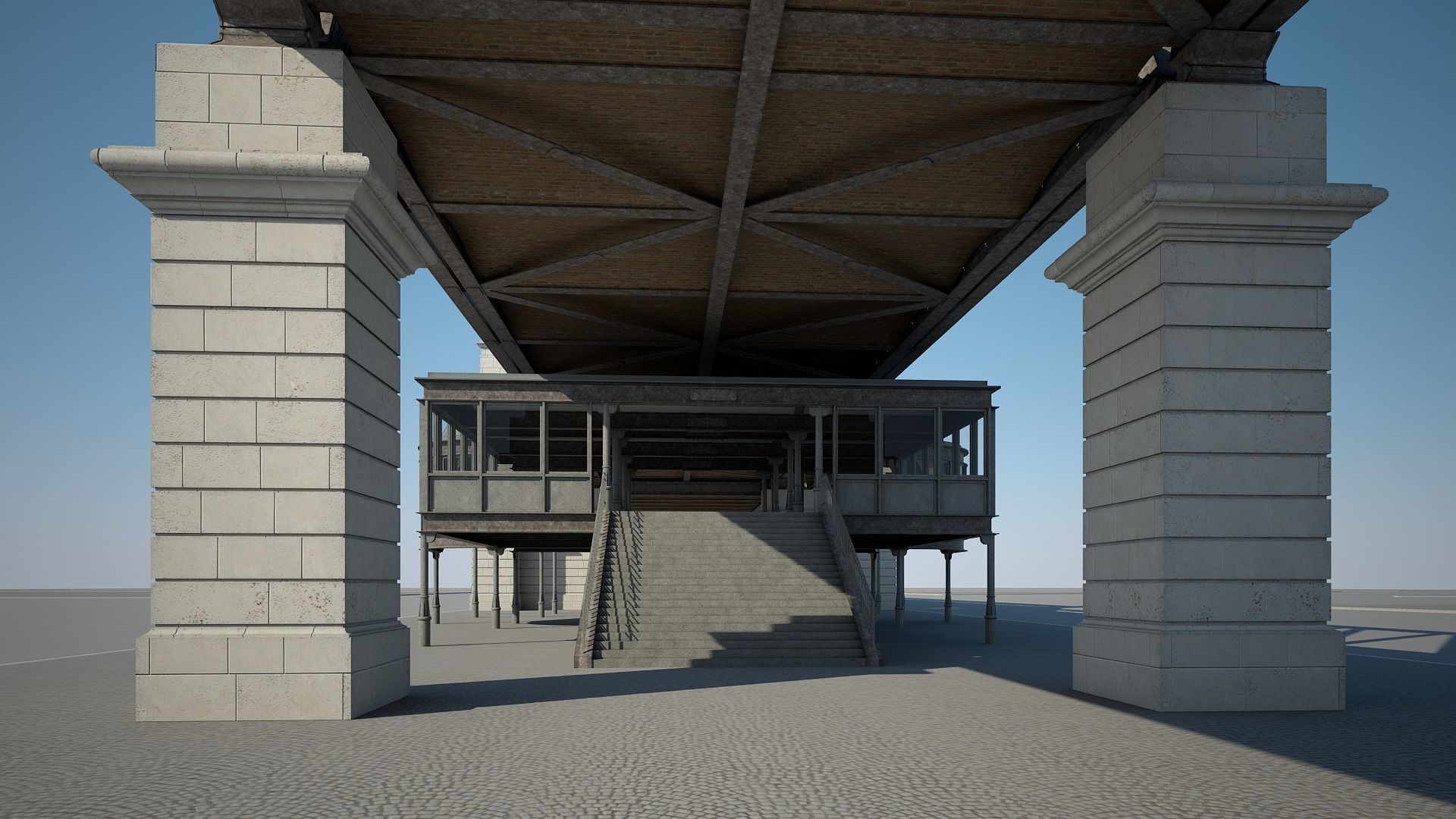 Elevated Railway 3D model_13