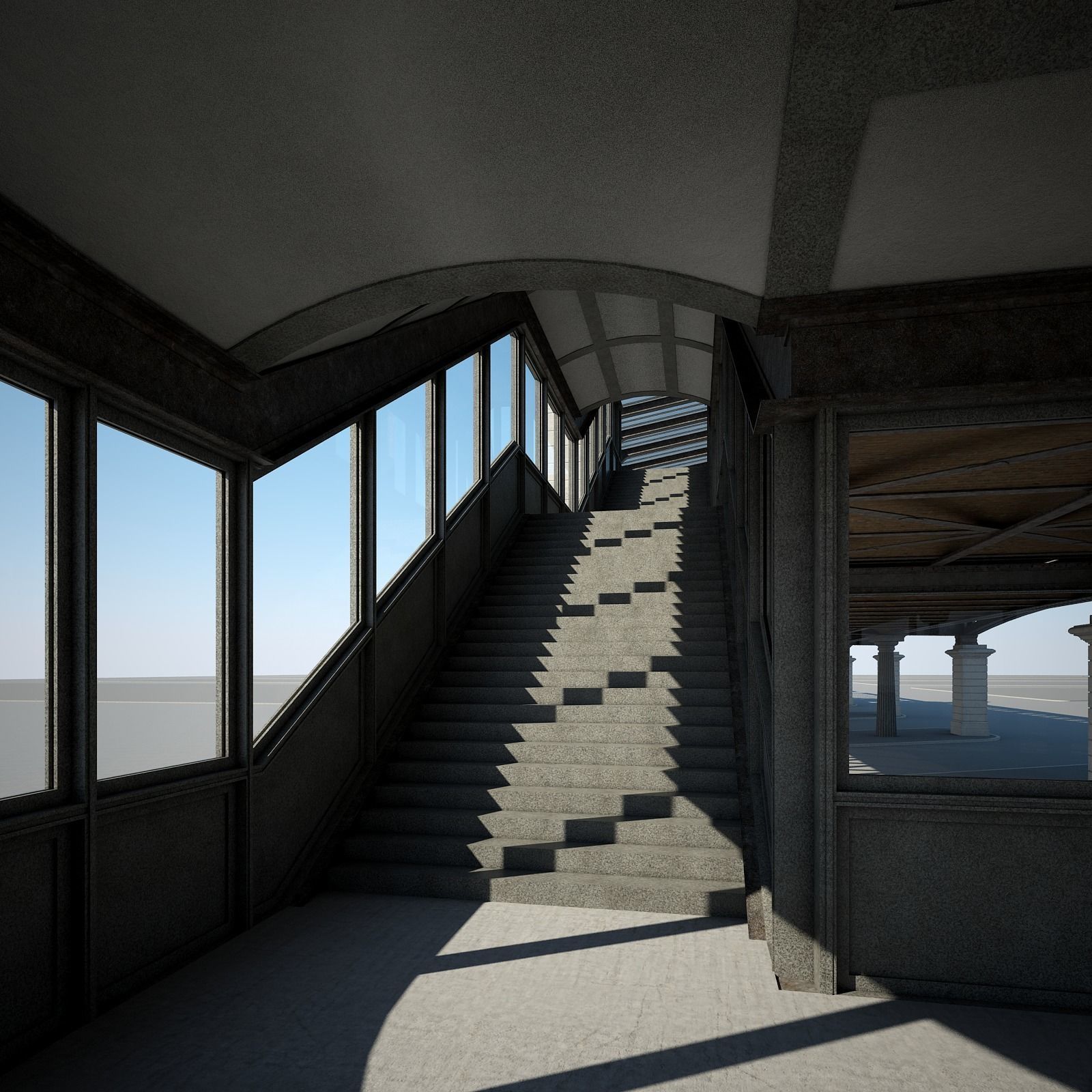Elevated Railway 3D model_14