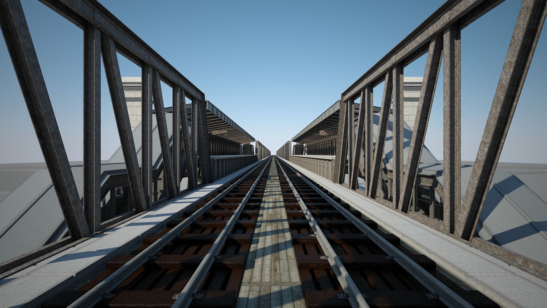 Elevated Railway 3D model_21