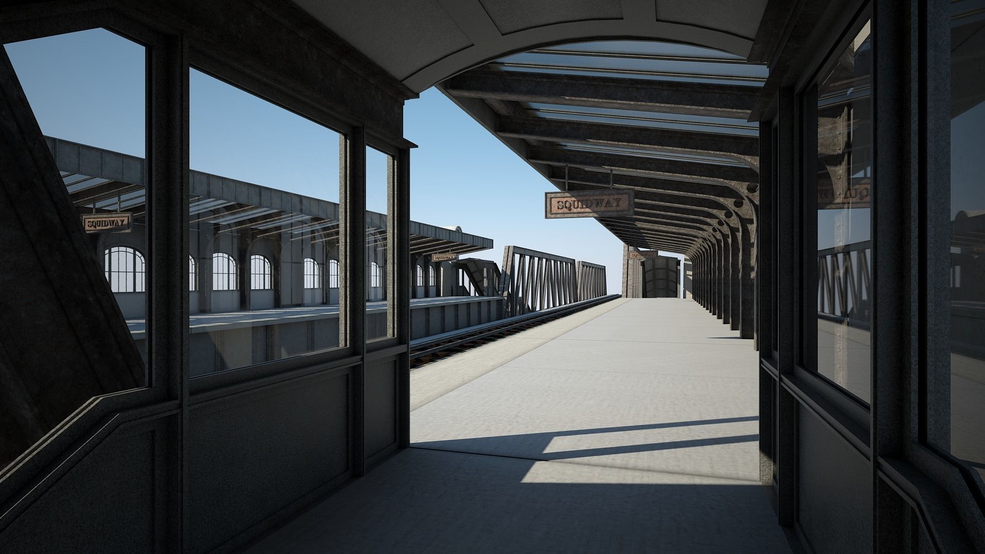 Elevated Railway 3D model_18