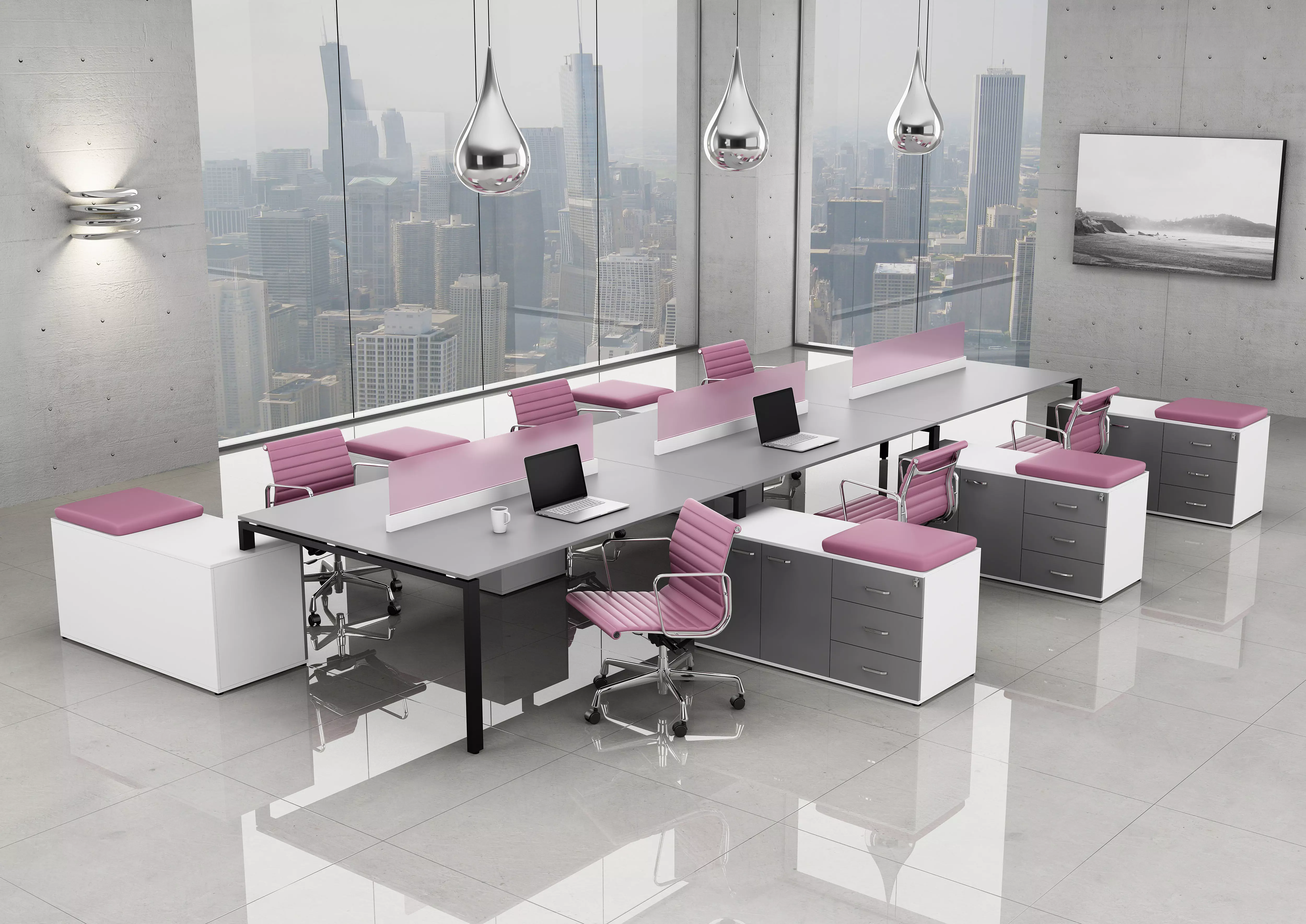 office workstation ws555 a04 3D model